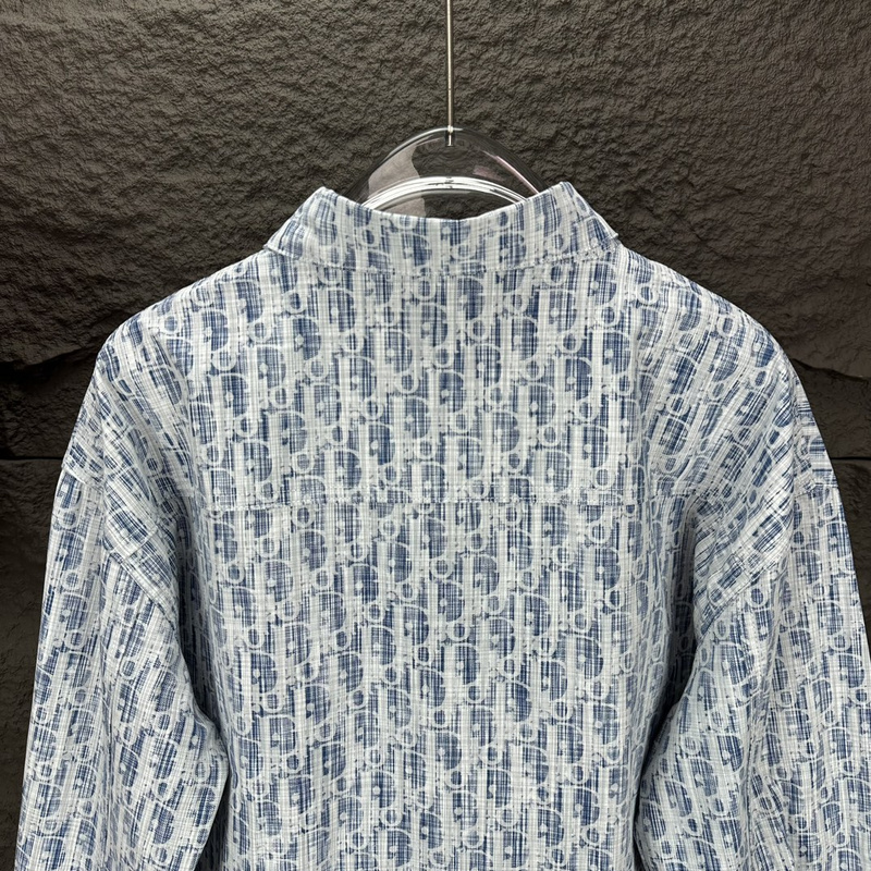 Рубашка Christian Dior Circular Print «Blue» фото № 2