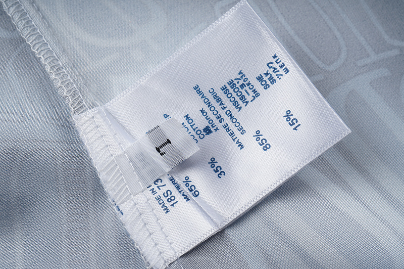 Рубашка Dior Logo Inscription "Blue" фото № 3