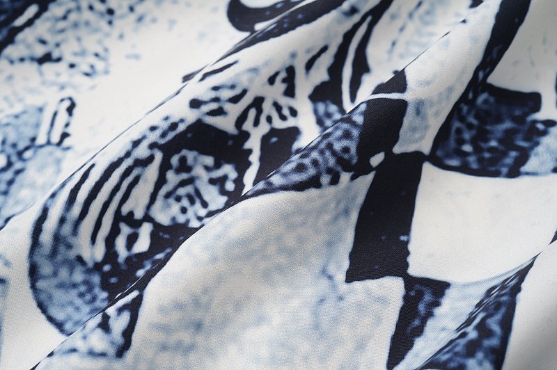 Рубашка Louis Vuitton Front Pocket And Squares Print "White" фото № 8