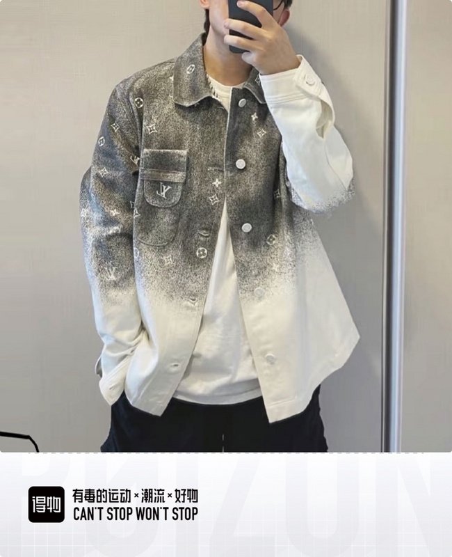 Рубашка Louis Vuitton Logo Dust Gradient "White" фото № 6