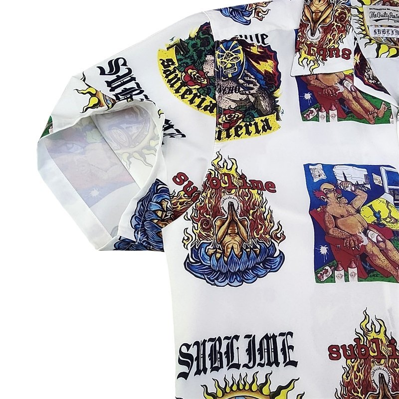 Рубашка Wacko Maria Another World "White" фото № 7