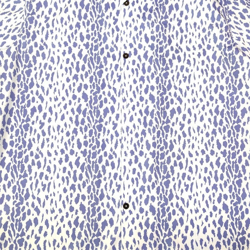 Рубашка Wacko Maria Leopard Print "Lilac/White" фото № 4