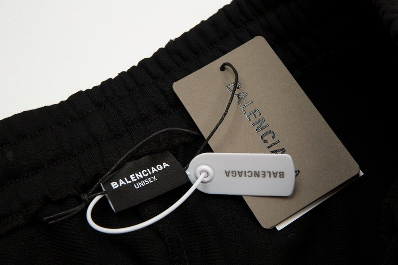 Шорты Balenciaga With Brown Logo "Black" фото № 6