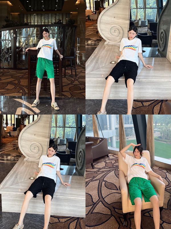 Шорты Bottega Veneta Monochrome "Green" фото № 2