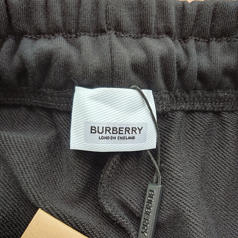 Шорты Burberry With The Hare Logo "Black" фото № 3