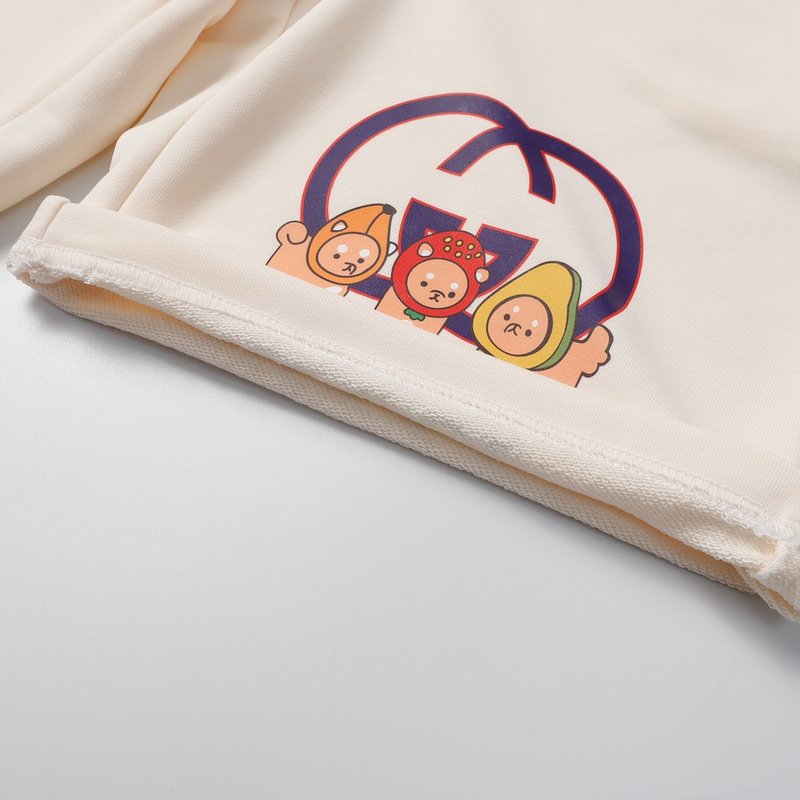 Шорты Gucci Fruit Costume "Cream" фото № 2