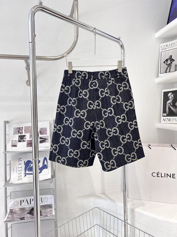 Шорты GUCCI Monogram "Navy Blue" фото № 3