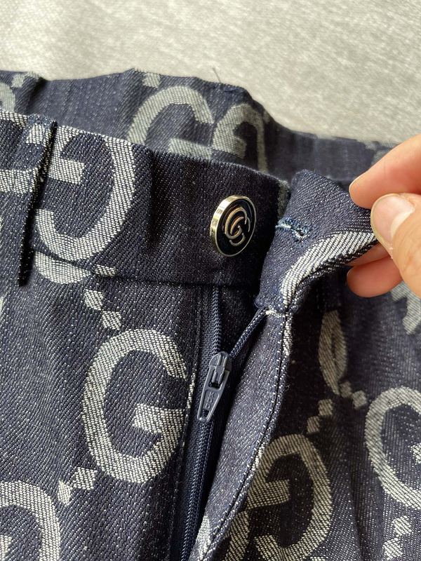 Шорты GUCCI Monogram "Navy Blue" фото № 4