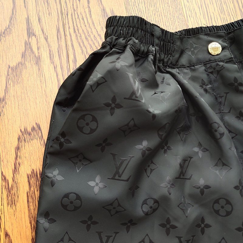 Шорты Louis Vuitton Cotton ZIP "Black" фото № 7
