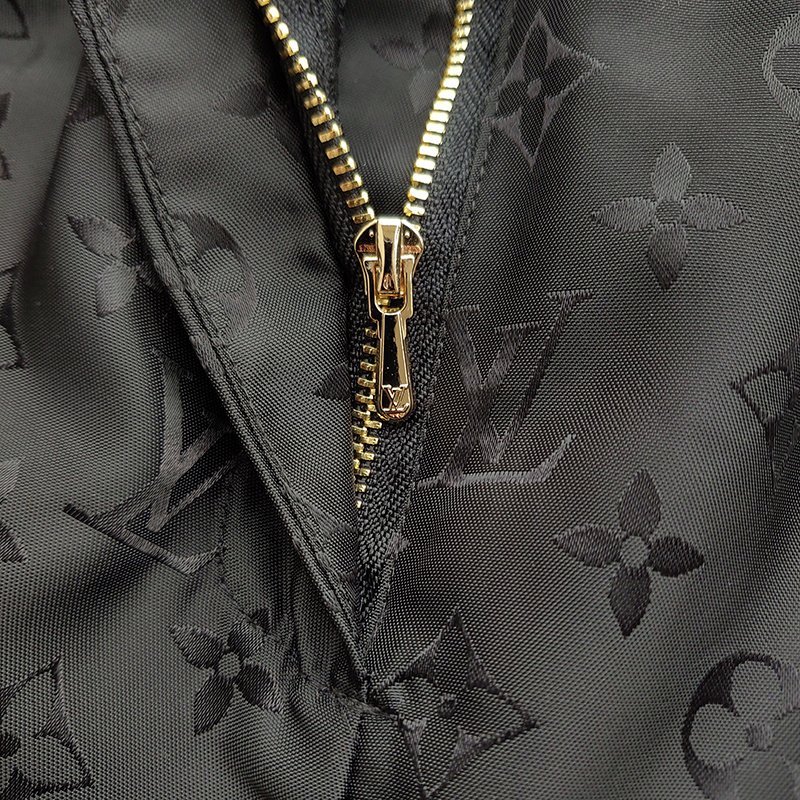 Шорты Louis Vuitton Cotton ZIP "Black" фото № 8