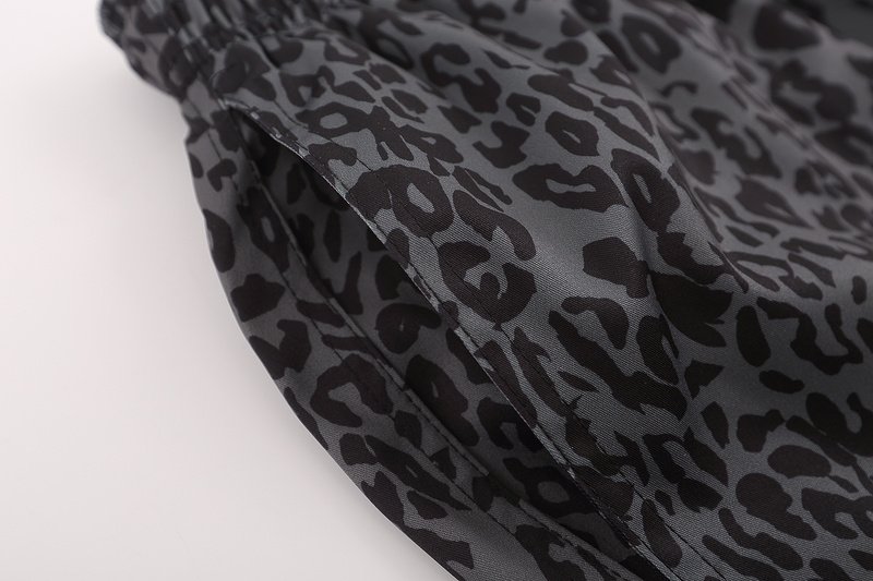 Шорты Palm Angels Leopard Style "Black/Gray" фото № 6