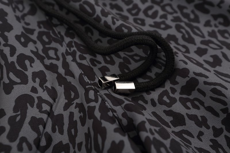 Шорты Palm Angels Leopard Style "Black/Gray" фото № 7