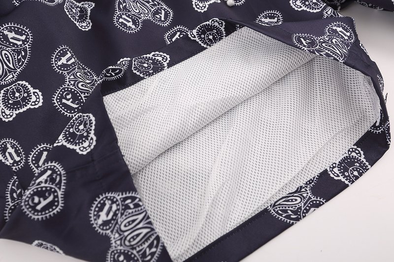 Шорты Palm Angels With Patterned Bear Print "Black/Violet" фото № 4