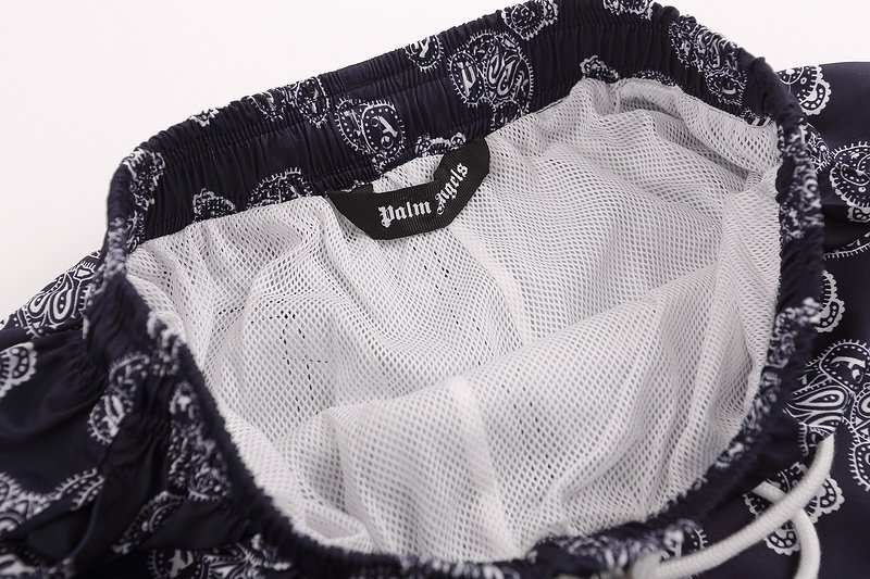 Шорты Palm Angels With Patterned Bear Print "Black/Violet" фото № 5