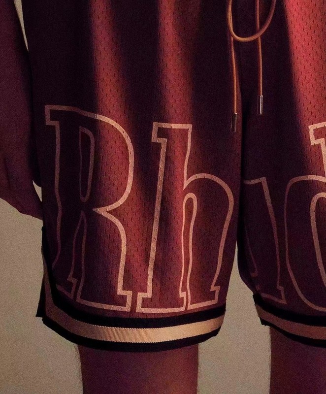 Шорты Rhude Wide "Red" фото № 3