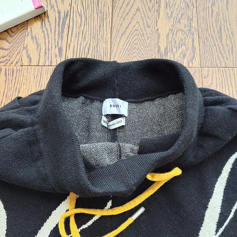 Шорты Rhude Large Brand Inscription "Black" фото № 5