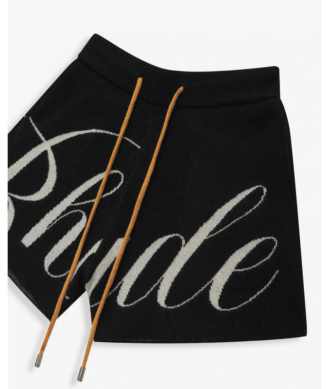 Шорты Rhude Large Brand Inscription "Black" фото № 2