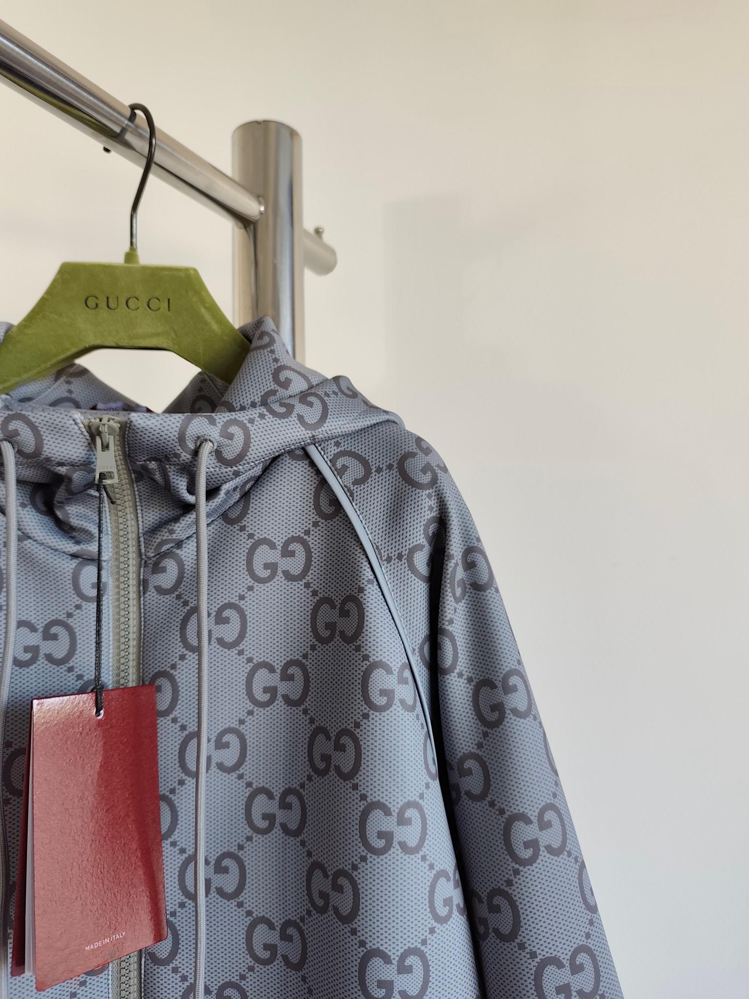 Худи Gucci Print Gray Logos GC "Gray" фото № 2