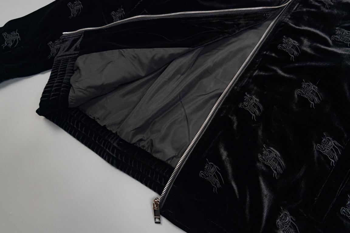 Олимпийка Burberry Many Prints White Warrior On The Horse "Black" фото № 6
