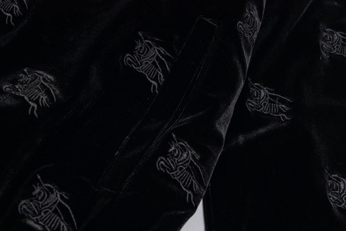 Олимпийка Burberry Many Prints White Warrior On The Horse "Black" фото № 4