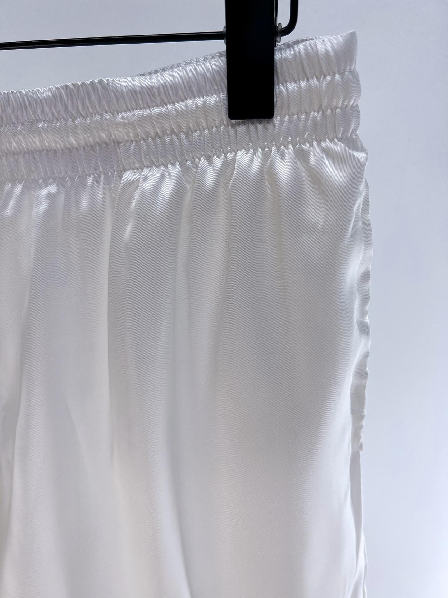 Шорты Casablanca Human With Yellow Rocket "White" фото № 3