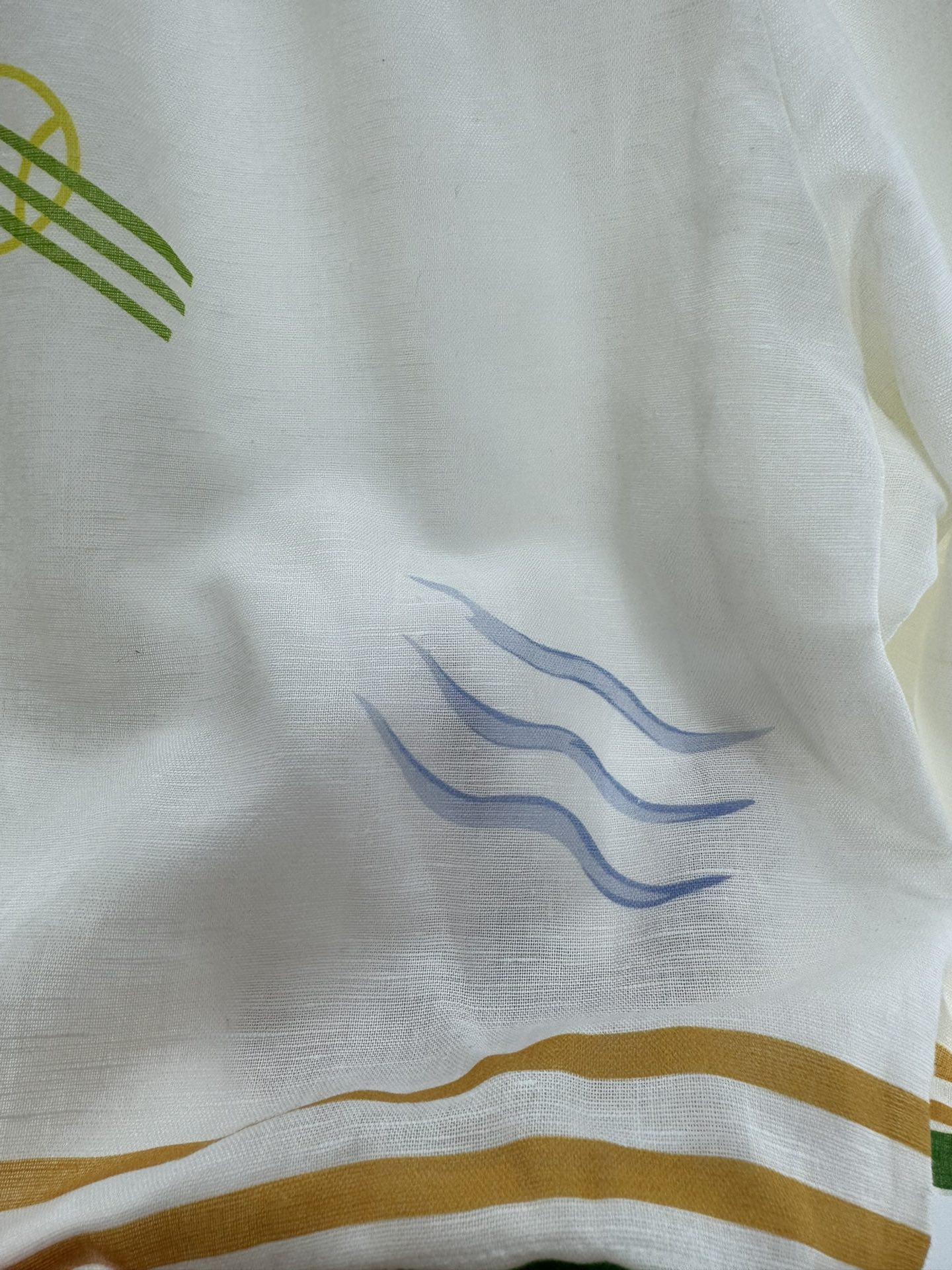 Шорты Casablanca Tennis Man And Woman With Rocket "White" фото № 6