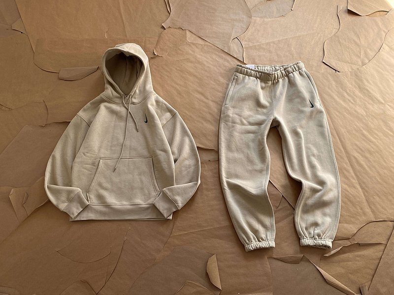 Спортивный костюм Nike Small Embroidered Logo "Beige" фото № 5