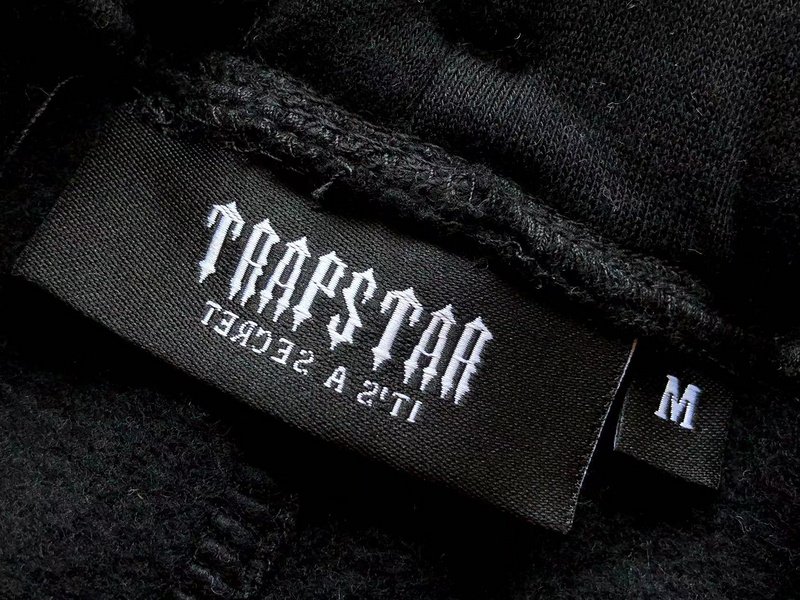 Штаны Trapstar Embroidered Front Logo On Multicolor Background With Small Mirror Inscription "Black" фото № 8