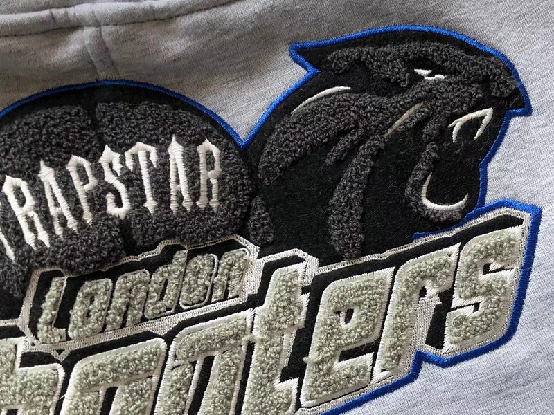 Штаны Trapstar Logo And Panther Outlined By Line "Gray" фото № 7