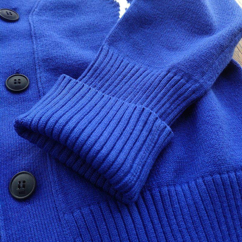 Кардиган Amiri V-Neck "Blue" фото № 4