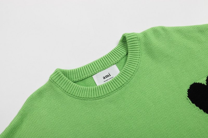 Свитер Amiri Large Logo - Heart And Letter "Green" фото № 8