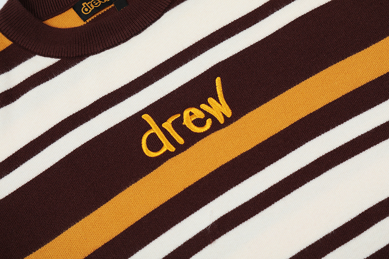 Свитер Drew House Striped "Brown/Yellow" фото № 3