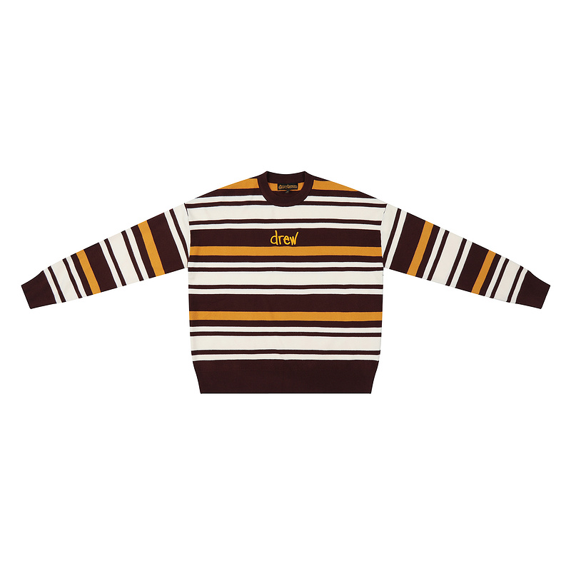 Свитер Drew House Striped "Brown/Yellow" фото № 9