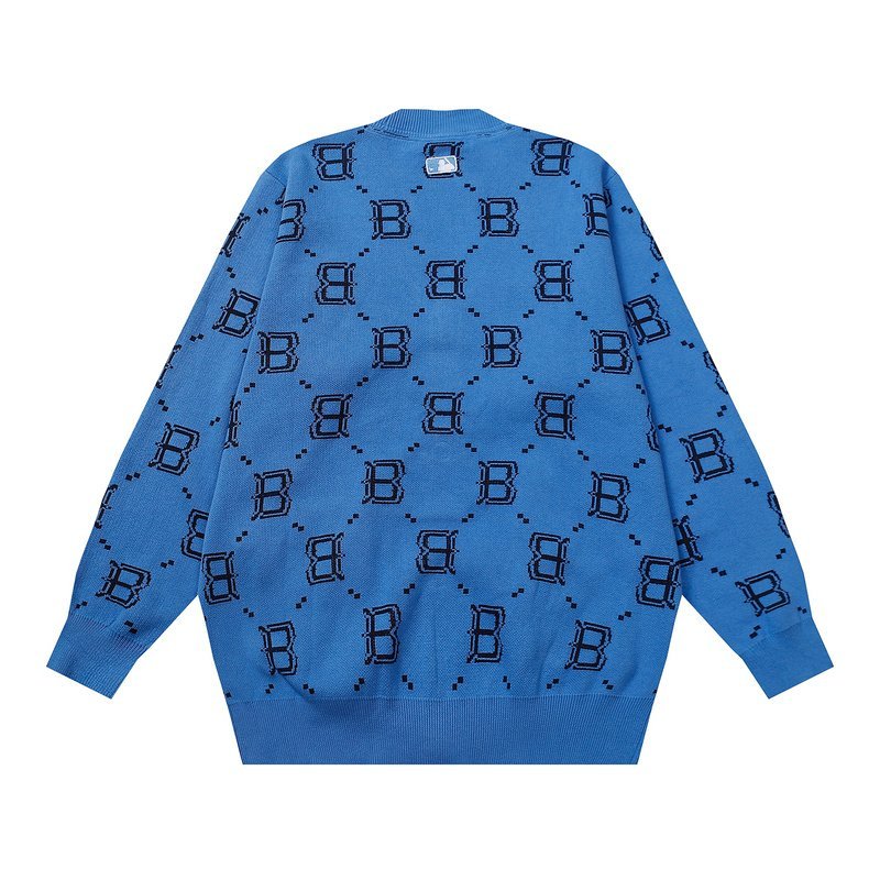 Кардиган MLB Two Front Pockets "Blue" фото № 2