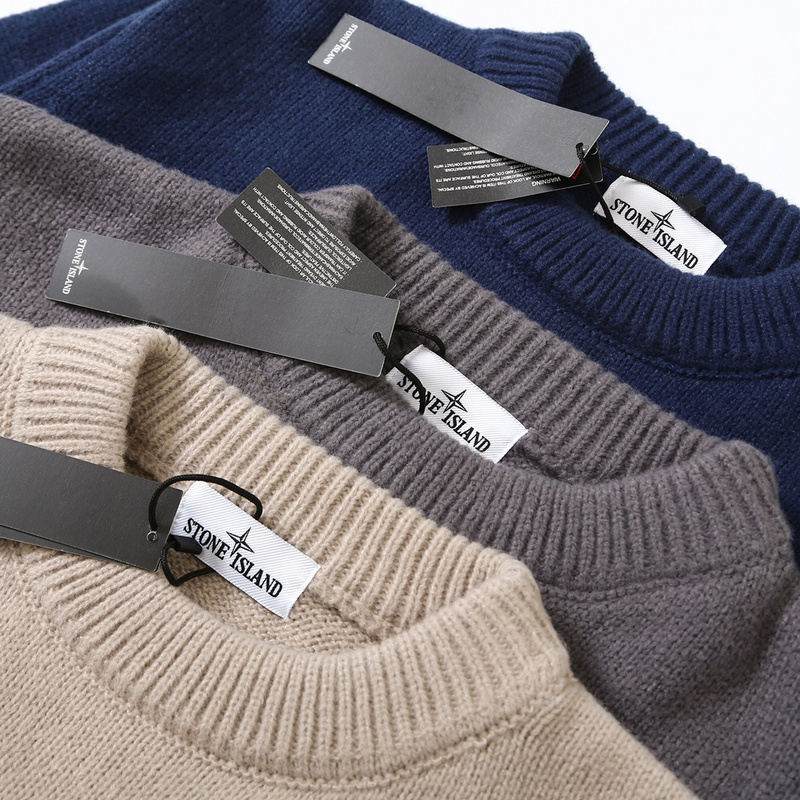 Свитер Stone Island Basic Style "Gray" фото № 3