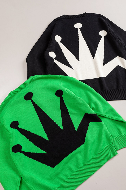 Свитер Stussy The Big Crown "Green" фото № 3