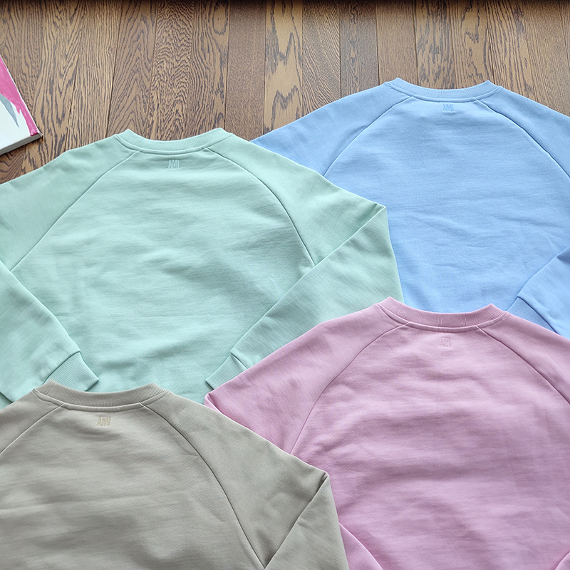 Свитшот Amiri Base With A Small Brand Logo "Pink" фото № 5