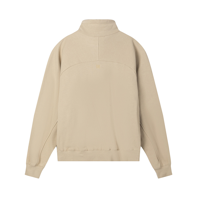 Свитшот Amiri With A Zipper Collar "Beige/Brown" фото № 2