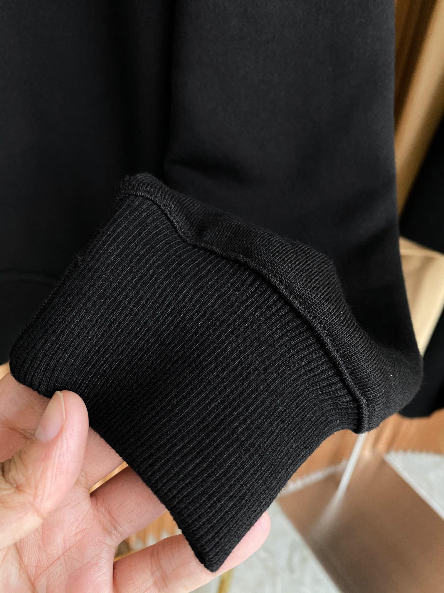 Свитшот Burberry Frontside Contrast Logo BT "Black" фото № 2