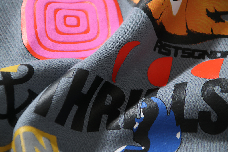 Свитшот Cactus Jack Merch Utopia "Blue/Gray" фото № 7