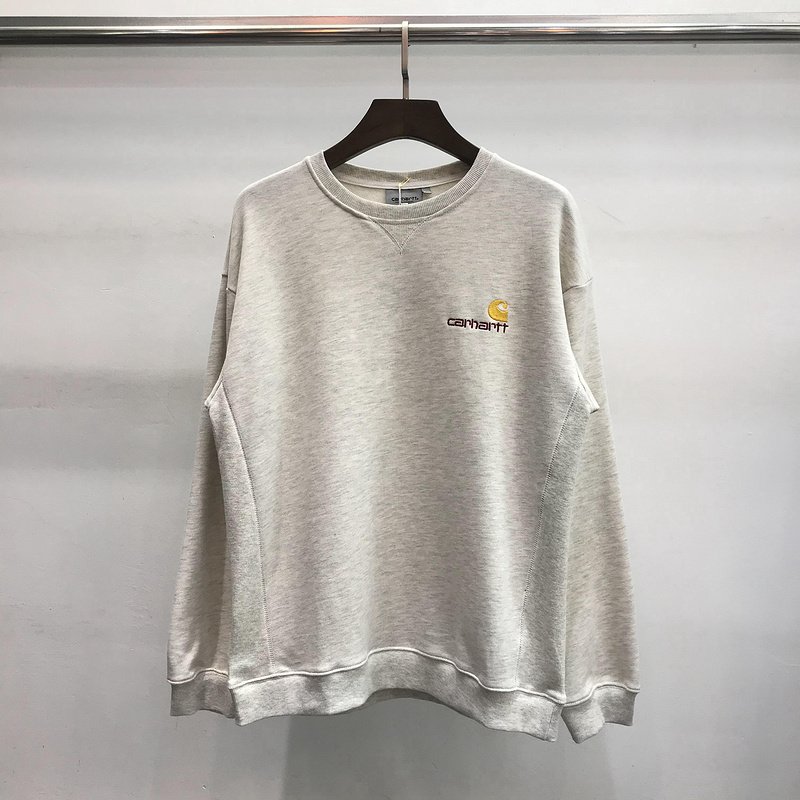 Свитшот Carhartt With Yellow Logo "Gray" фото № 3