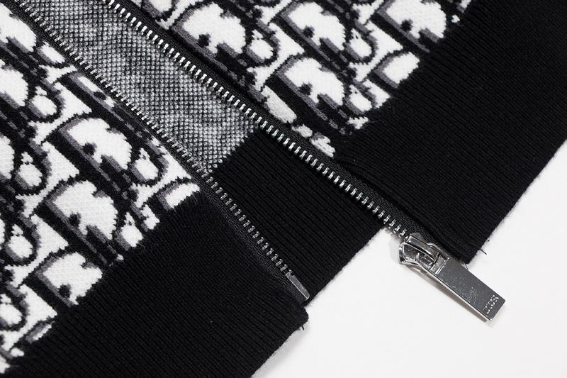 Свитшот Christian Dior Lots Of Dark Logos "White" фото № 2