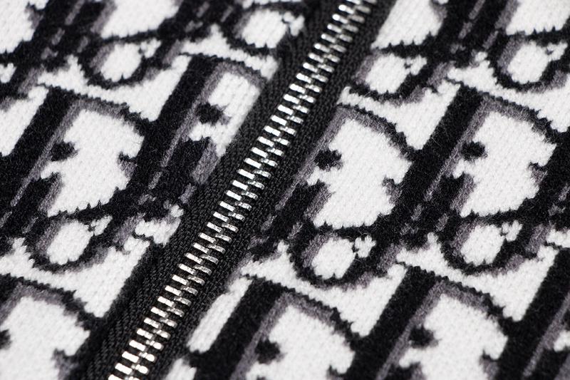 Свитшот Christian Dior Lots Of Dark Logos "White" фото № 3