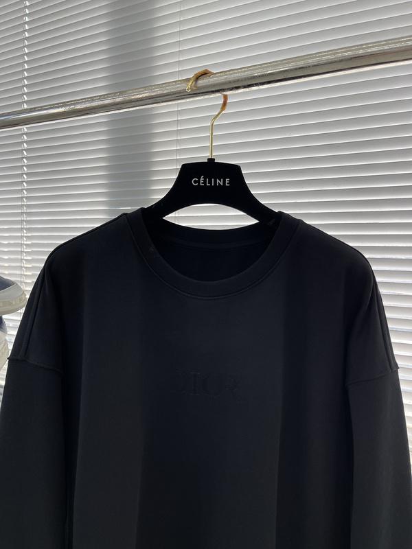 Лонгслив Christian Dior Central Frontside Logo Dior "Blue" фото № 3