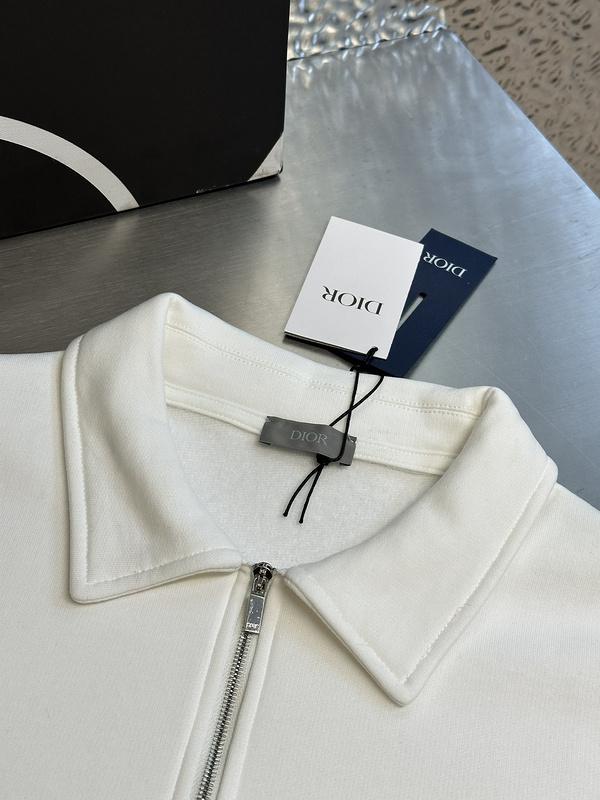 Свитшот Christian Dior Mini Frontside Blue Logotype "White" фото № 3