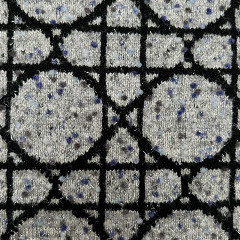 Свитшот Christian Dior Black Print Circles In Rombes "Gray" фото № 4