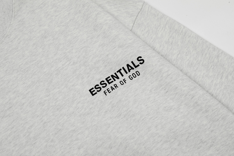 Свитшот Fear Of God Comfortable With Patch "White/Gray" фото № 4