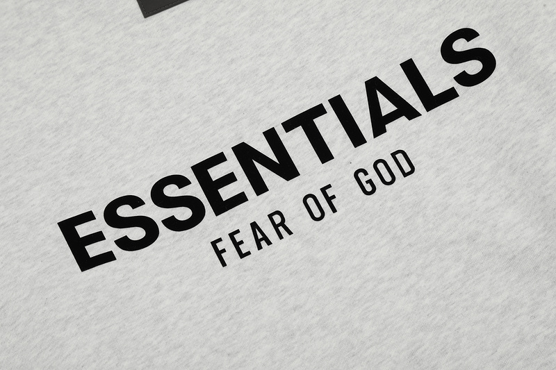 Свитшот Fear Of God Comfortable With Patch "White/Gray" фото № 6