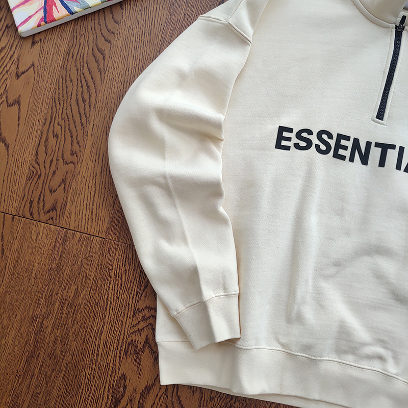 Свитшот Fear Of God With Collar And Zipper "White/Gold" фото № 6