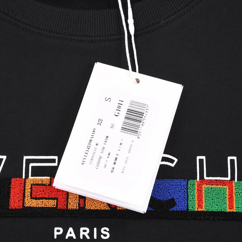 Свитшот Givenchy Half Painted Logo "Black" фото № 5